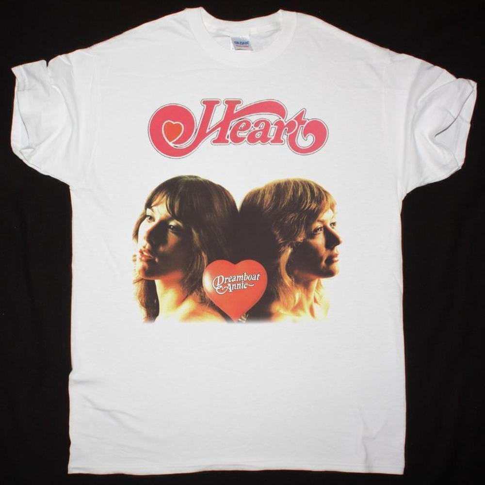 Heart Dreamboat Annie 1975 Retro Classic White Unisex T-Shirt